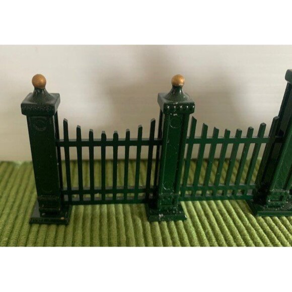 Department 56 Village Wrought Iron Gate and Fence - Picture 3 of 10